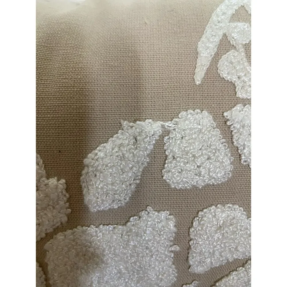 Threshold Sea Turtle‎ Decorative Toss Pillow NEW Tan Cream 18